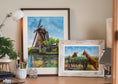 Load image into Gallery viewer, "Kinderdijk Windmill, Netherlands 01" Fine Art Print
