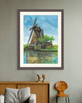 Load image into Gallery viewer, "Kinderdijk Windmill, Netherlands 01" Fine Art Print
