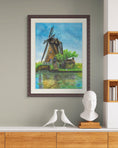 Load image into Gallery viewer, "Kinderdijk Windmill, Netherlands 01" Fine Art Print
