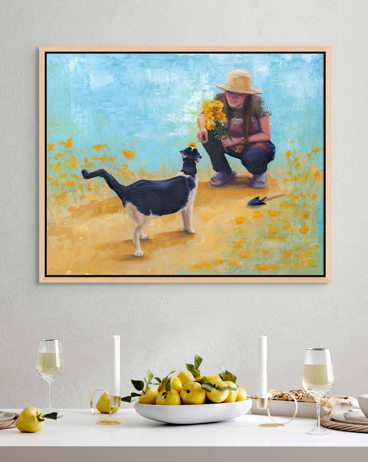 "Spring Encounters" Canvas Print