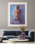 Load image into Gallery viewer, "Woman with Chiffon" Fine Art Print
